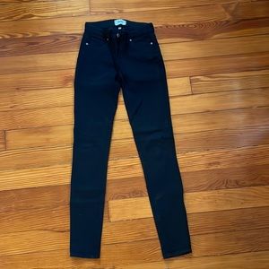 Paige Black Skinny Jeans/Jeggings Size 25